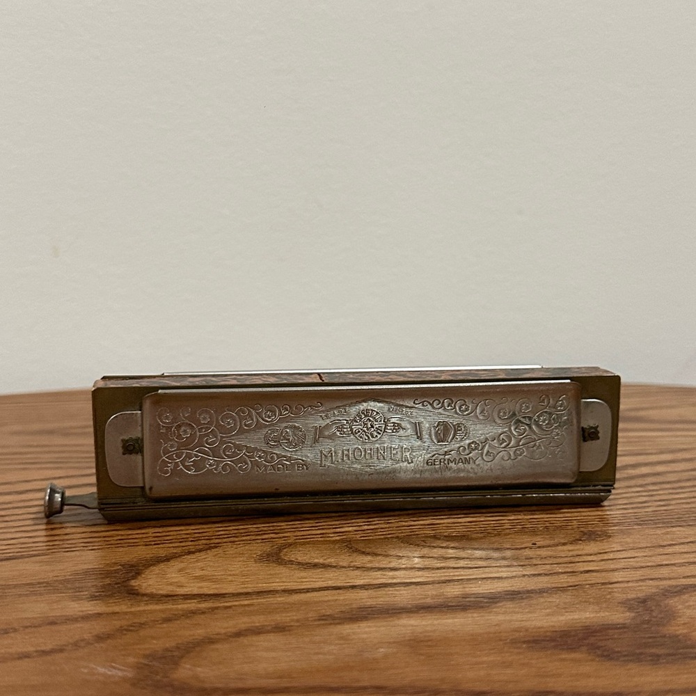 Vintage M. Hohner Super Chromonica harmonica.